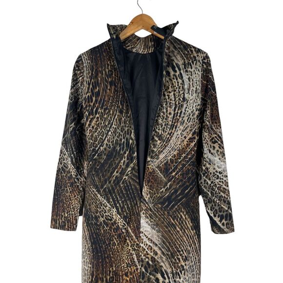 Carlisle Catwalk Camo Animal Print Pencil Cocktail Dress Size 4 - Picture 9 of 13